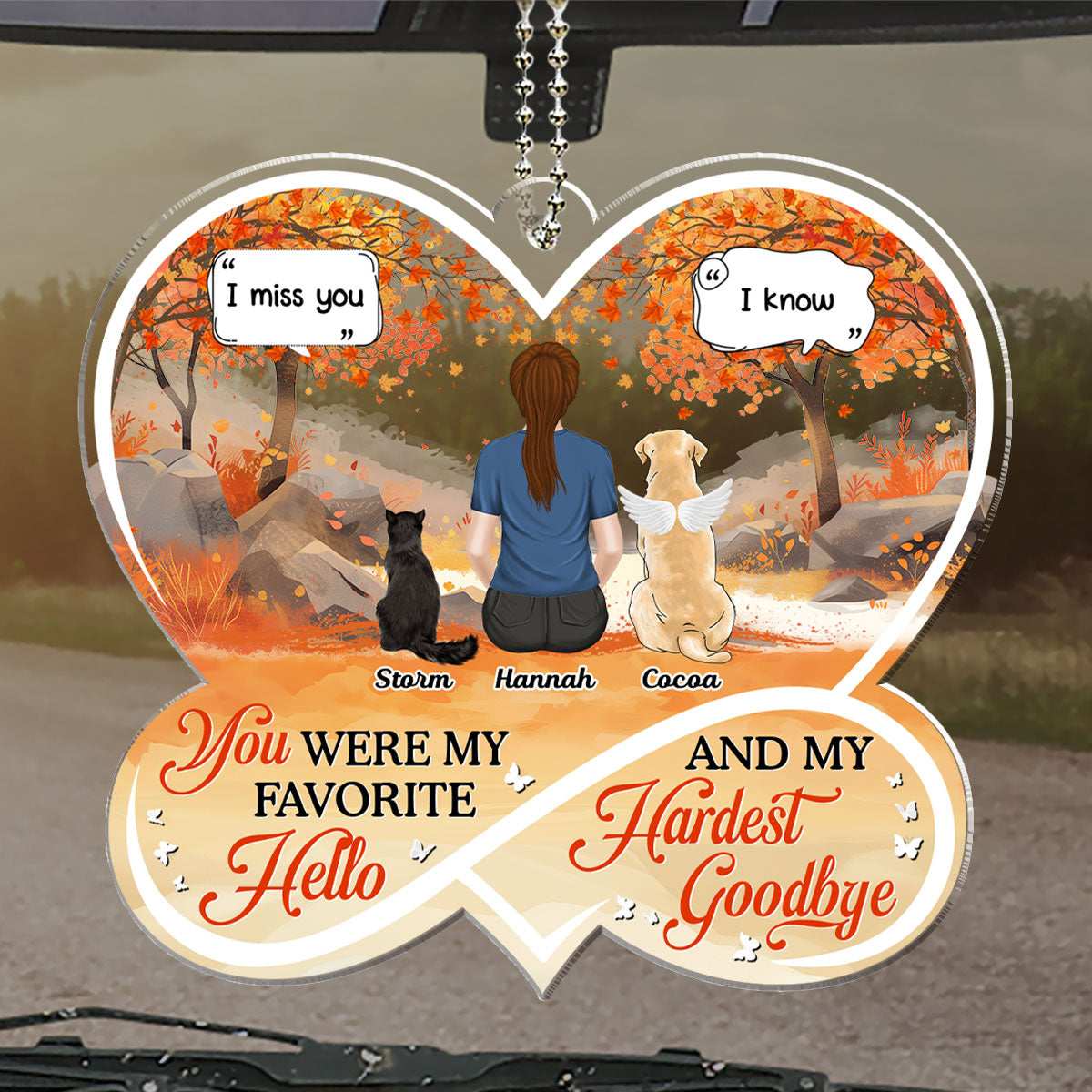 If Love Could Have Saved You - Personalized Car Ornament