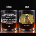 Pawsitively Lucky To Bark Photo - Personalized Whiskey Glass