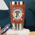 Custom Photo Christmas Birthday Gifts For Dog Lovers • Best Of The Best Photo - Personalized Leather Tumbler