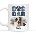 Custom Photo Father's day Birthday Gifts For Dog Dad, Dog Lovers • Best Dog Dad Photo - Personalized Coffee Mug