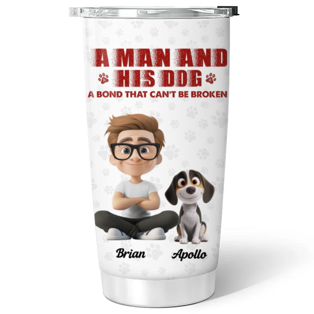 Custom Christmas Birthday Gifts For Dog Lovers • Best Parent To Me - Personalized Tumbler