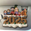 As A Family Onwards Extended Ver - Personalized Car Visor Clip
