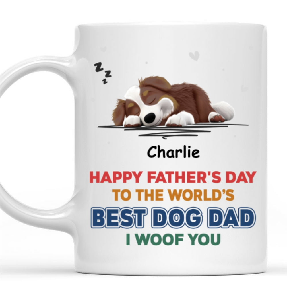 Custom Mother's Father's day Birthday Gifts For Dog Lovers • Best In The World - Personalized Coffee Mug