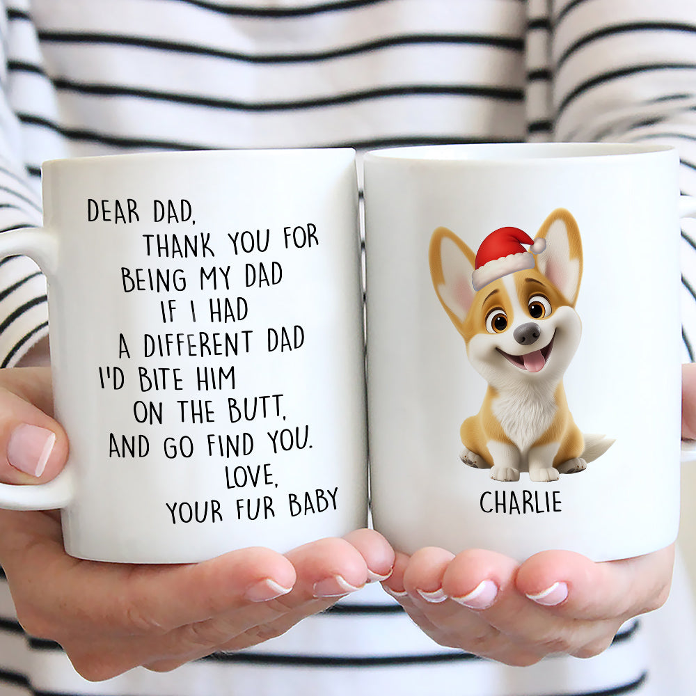 Custom Christmas Birthday Gifts For Dog Lovers • Favorite Human Cartoon Christmas - Personalized Coffee Mug