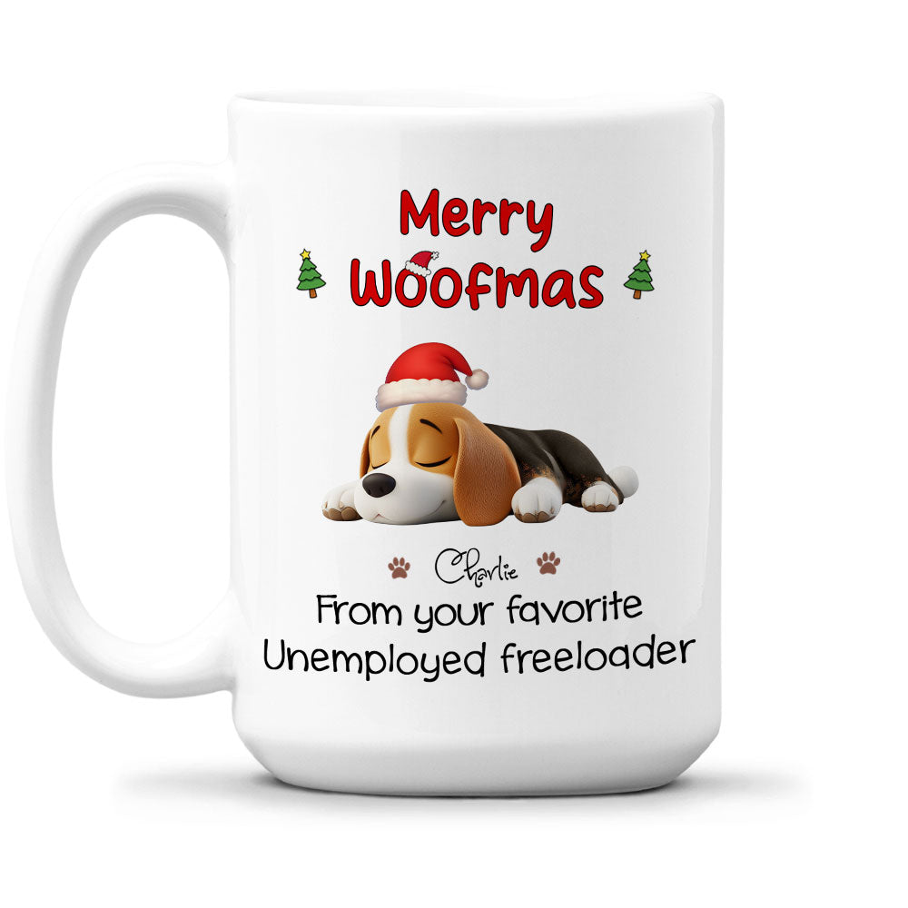 Custom Christmas Birthday Gifts For Dog Dad, Dog Lovers • From You Favorite - Personalized Coffee Mug