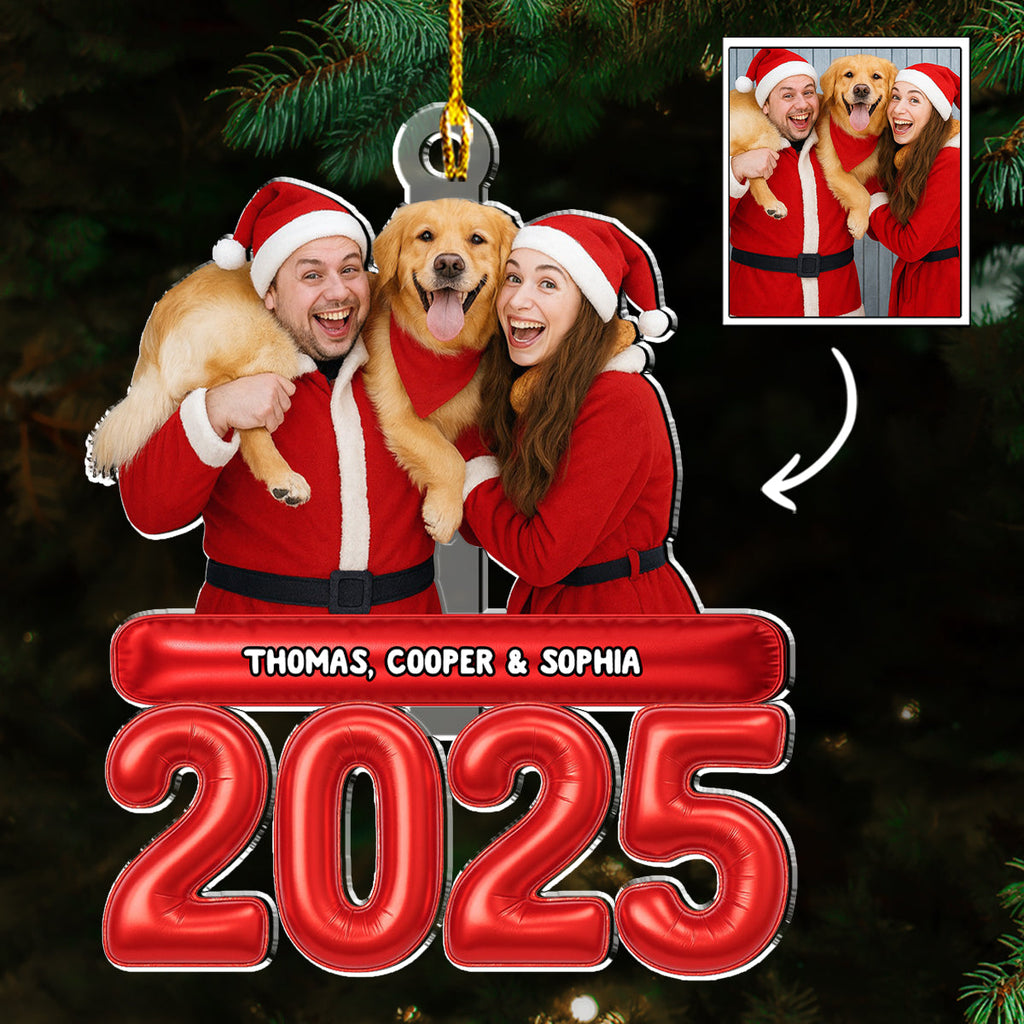 Us And Our Children Photo - Personalized Acrylic Ornament
