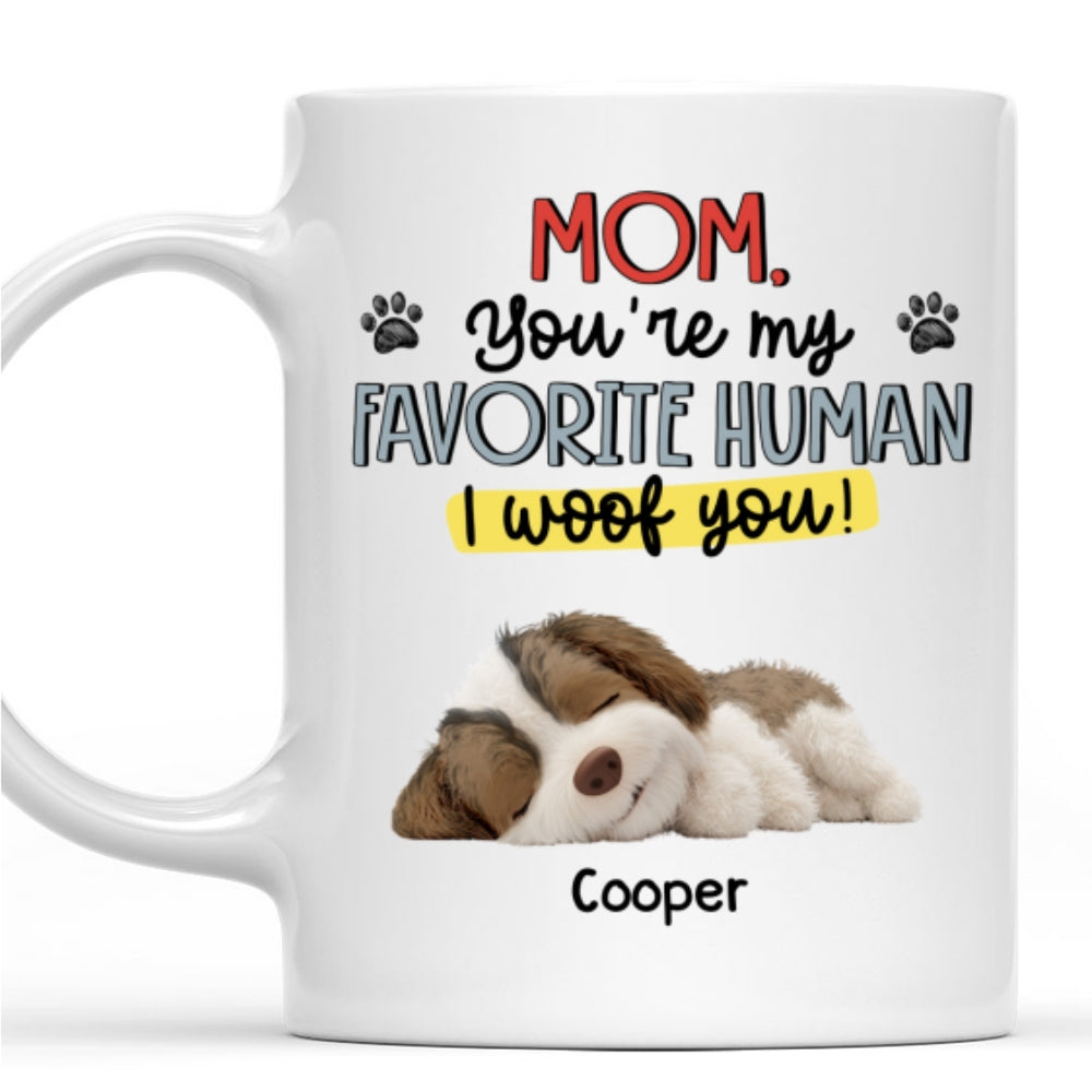 Custom Mother's day Birthday Gifts For Dog Mom, Dog Lovers • Favorite Mom Of Dogs - Personalized Coffee Mug
