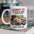 Custom Photo Christmas Birthday Gifts For Dog Lovers • Well Trained Parents Photo - Personalized Coffee Mug