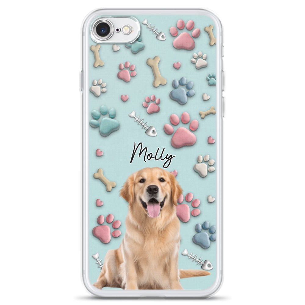 Dog And Human Cartoon Photo - Personalized Phone Case