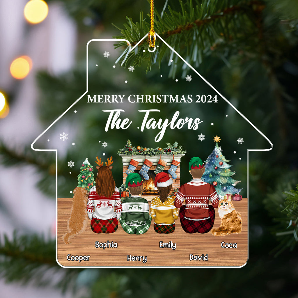 Family Reunion Christmas - Personalized Acrylic Ornament