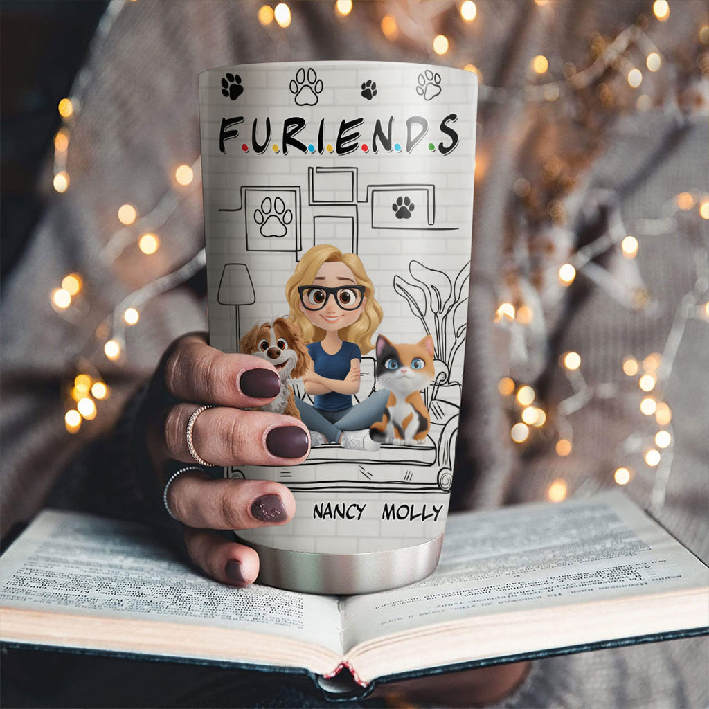 Custom Christmas Birthday Gifts For Pet Lovers • Your Fur Friend - Personalized Tumbler
