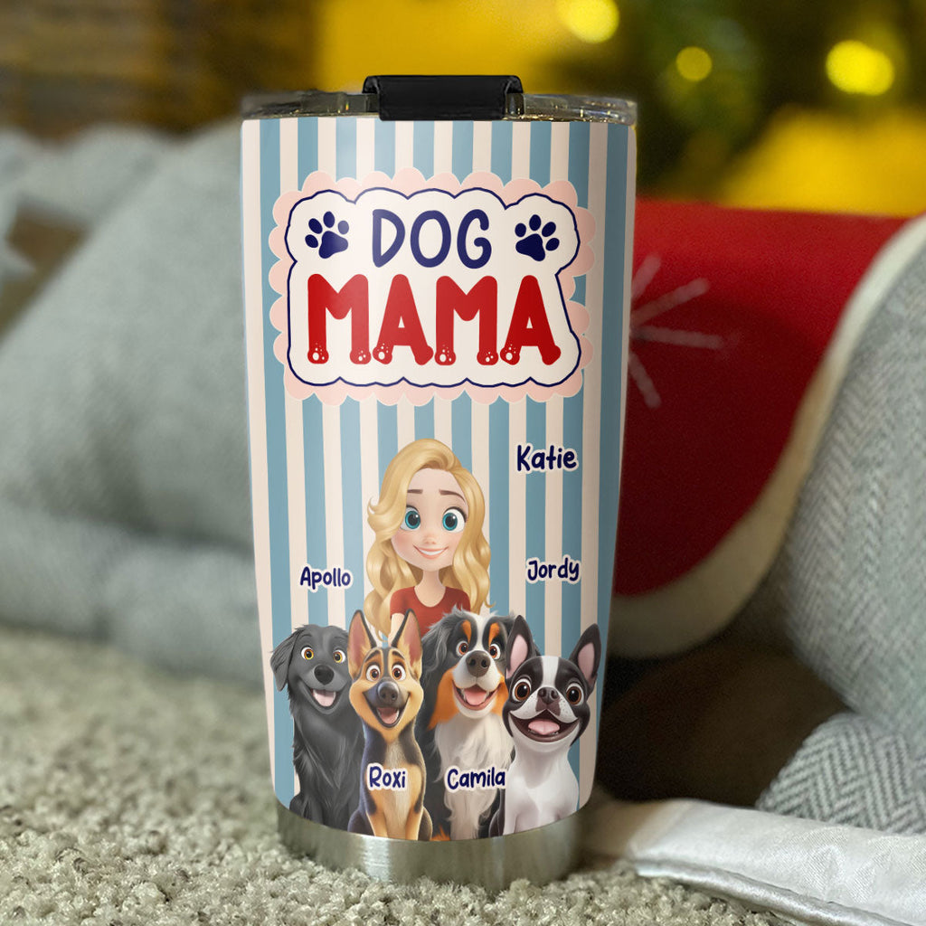 Custom Christmas Birthday Gifts For Dog Mom, Dog Lovers • Let Us Spend Days Together - Personalized Tumbler