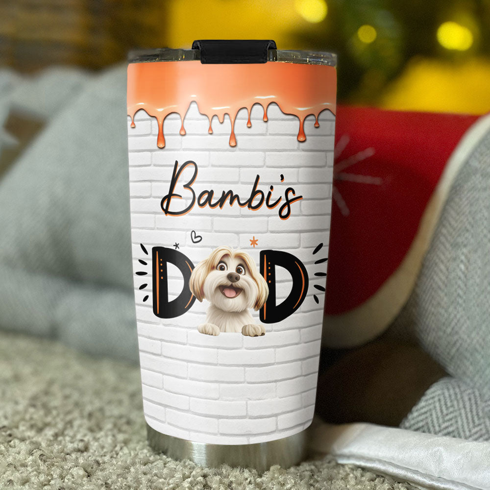 Custom Christmas Birthday Gifts For Dog Mom, Dog Lovers • Paw Mom - Personalized Tumbler