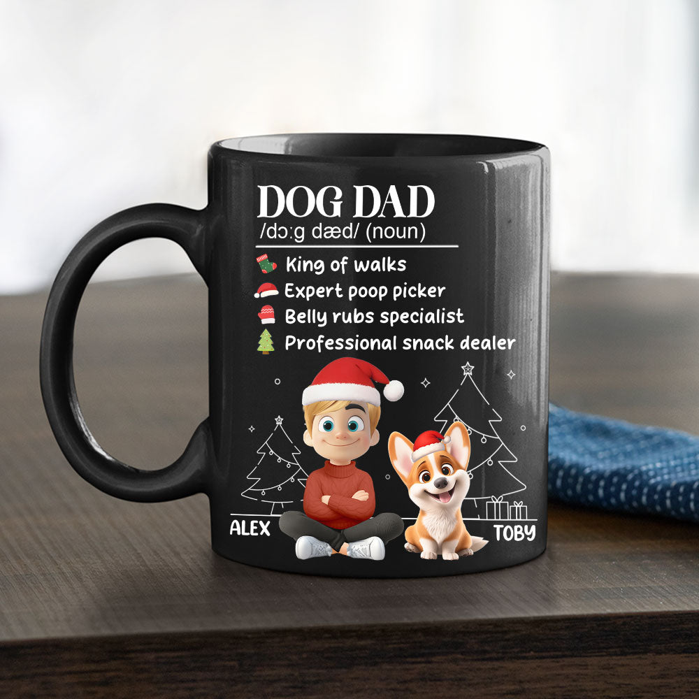 Custom Christmas Birthday Gifts For Dog Lovers • My King And Queen - Personalized Coffee Mug