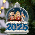 Custom Christmas Decor Home Birthday Gifts For Dog Lovers • We And Our Dog This Year - Personalized Acrylic Ornament