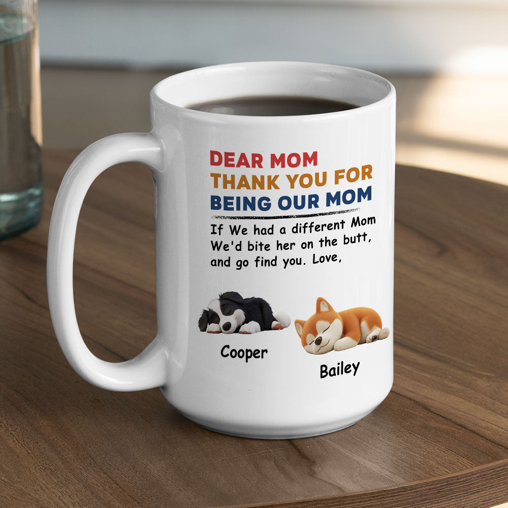 Custom Christmas Birthday Gifts For Dog Lovers • If I Had A Different - Personalized Coffee Mug