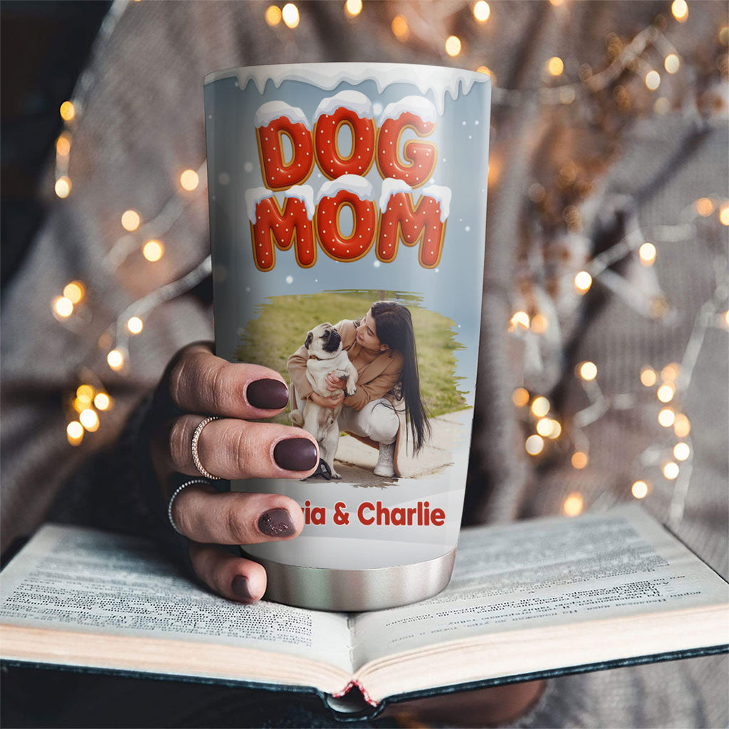 Custom Christmas Birthday Gifts For Dog Lovers •Our Unbroken Bond Photo - Personalized 3D Effect Tumbler