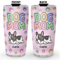 Custom Mother's day Birthday Gifts For Dog Mom, Dog Lovers • Best Fur Mom Ever - Personalized 3D Inflated Effect Tumbler
