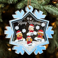 Woofy Dogmas - Personalized Acrylic Shaker Ornament