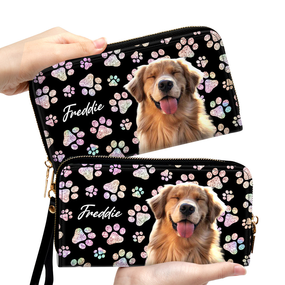 Anywhere Together Photo - Personalized Leather Wallet