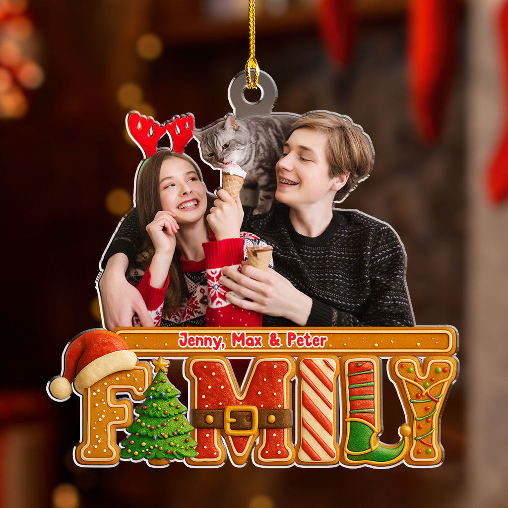 Our Christmas Story Photo - Personalized Acrylic Ornament