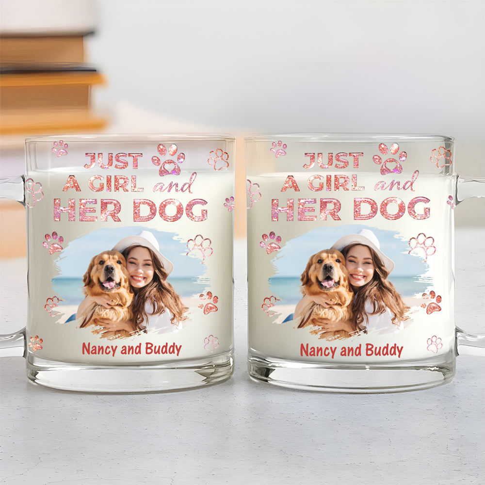 Custom Photo Christmas Birthday Gifts For Dog Mom, Dog Lovers • You Are The Miracle Photo - Personalized 3D Inflated Effect Glass Mug