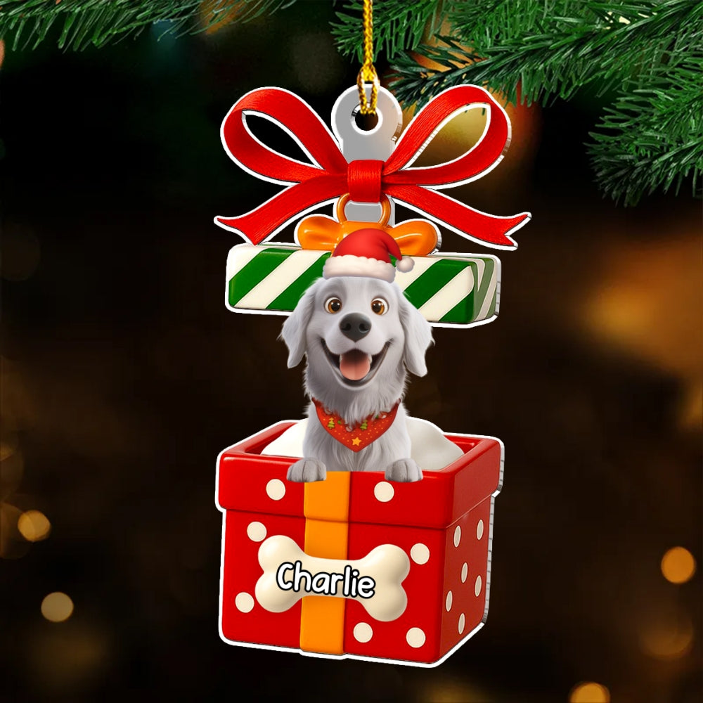 Custom Christmas Decor Home Birthday Gifts For Dog Mom, Dog Lovers • Funny Gift - Personalized Acrylic Ornament
