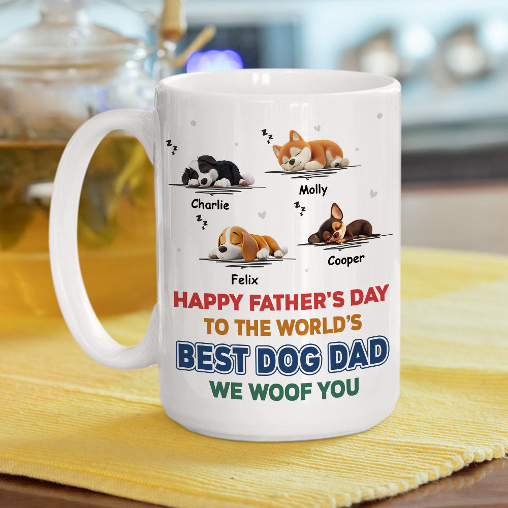 Custom Mother's Father's day Birthday Gifts For Dog Lovers • Best In The World - Personalized Coffee Mug