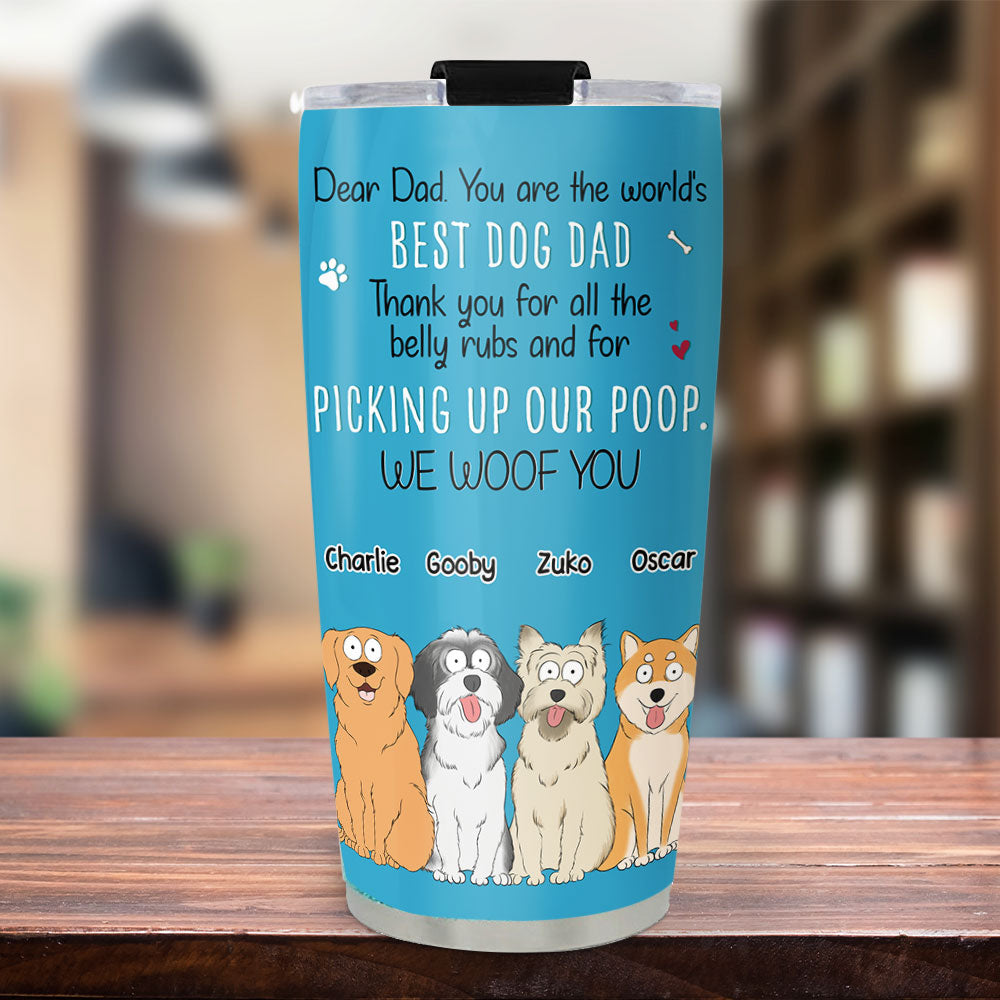 Custom Mother's day Birthday Gifts For Pet Mom, Pet Lovers • All The Belly Rubs - Personalized Tumbler