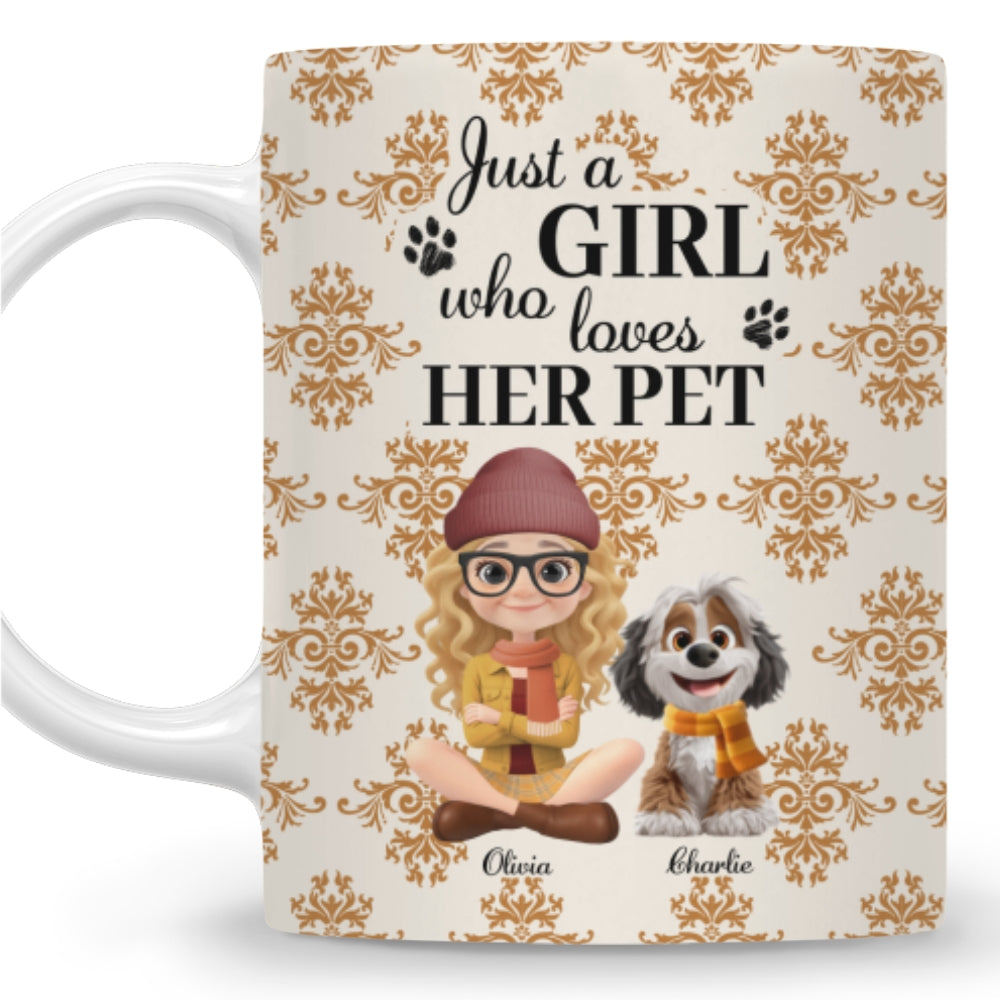 Custom Christmas Birthday Gifts For Pet Mom, Pet Lovers • Pumskin Pet Autumn - Personalized Coffee Mug