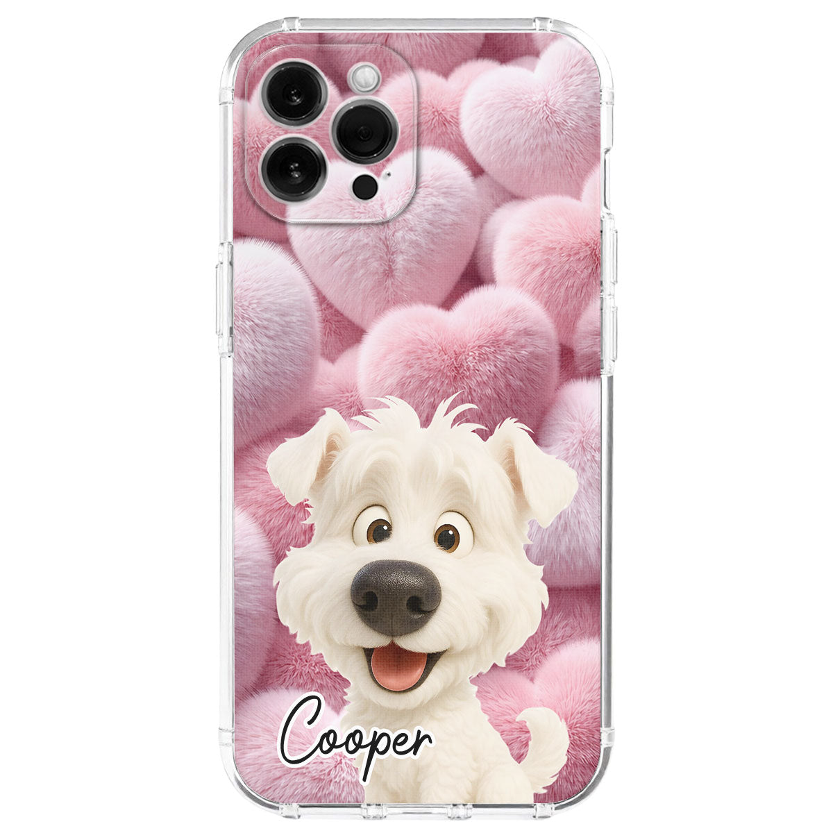 Custom Christmas Birthday Gifts For Dog Mom • Love My Fur Babies - Personalized 3D Effect Phone Case