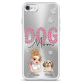 Glitter Dog Mom Life - Personalized Phone Case