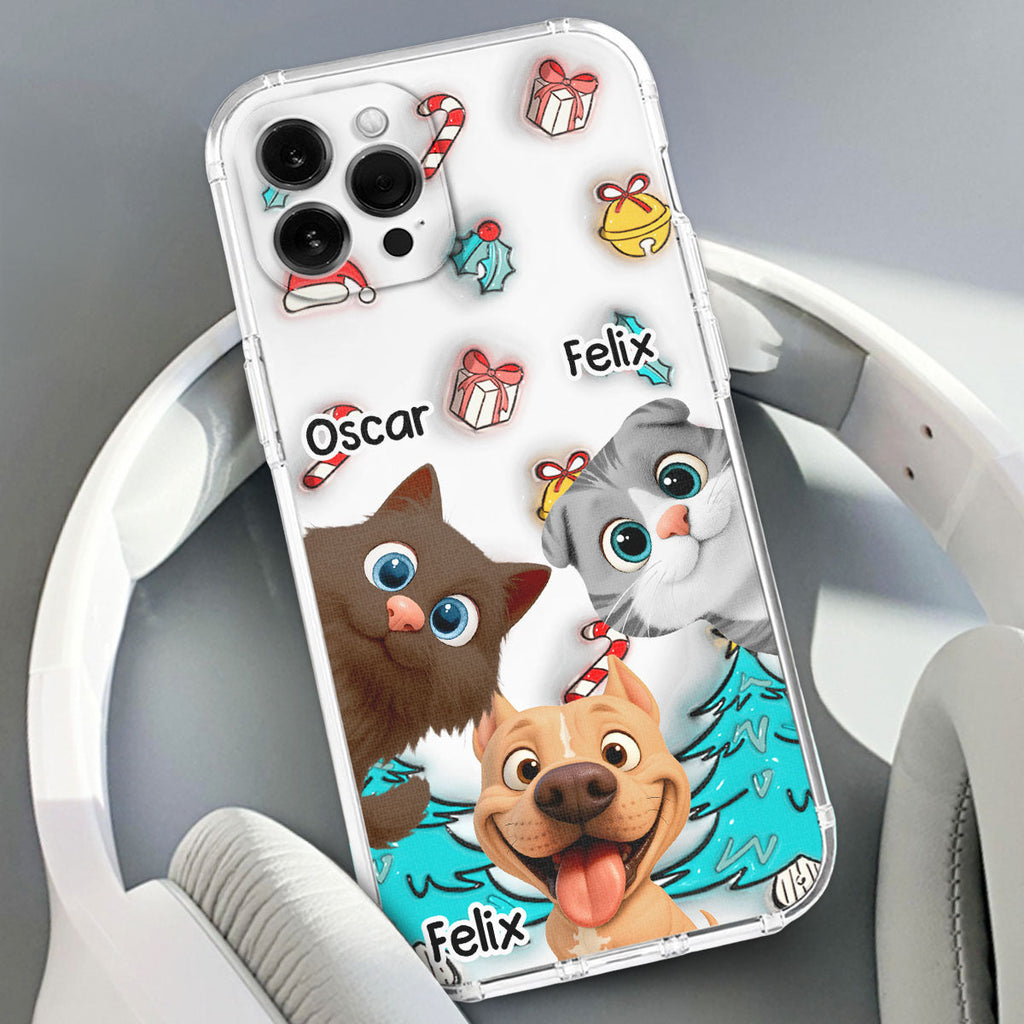 Santa Is Coming For Us - Personalized 3D Inflated Effect Phone Case