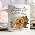 Custom Photo Mother's day Birthday Gifts For Dog Mom, Dog Lovers • Sorry For Eating Your Shoes Photo - Personalized Coffee Mug