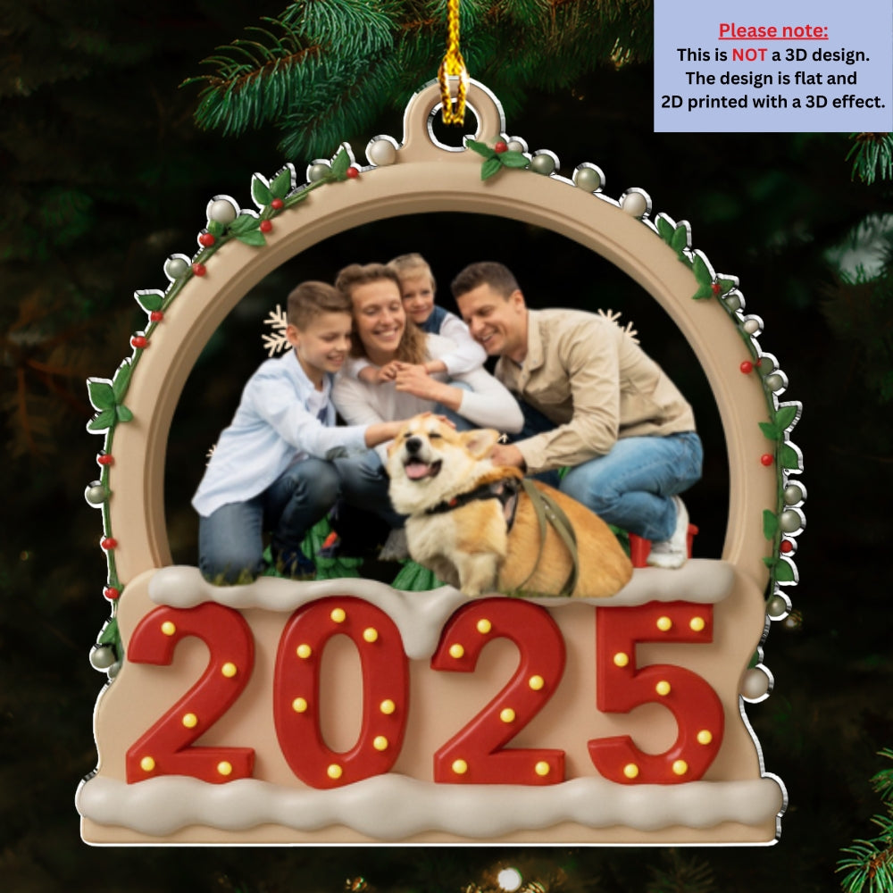 Our Christmas Together Photo - Personalized Acrylic Ornament