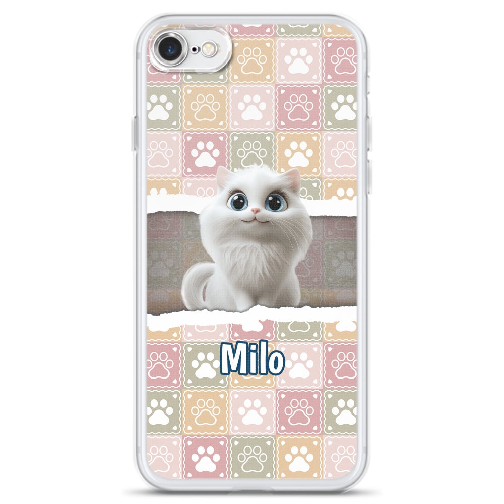 Hide And Seek And Meow - Personalized Phone Case