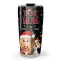 Custom Christmas Birthday Gifts For Dog Mom, Dog Lovers • Jolly Season - Personalized 3D Effect Tumbler