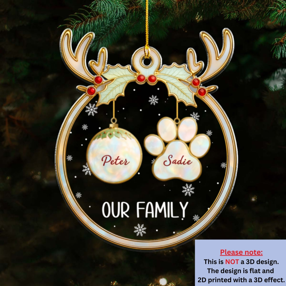 Our New Year Family - Personalized Acrylic Ornament