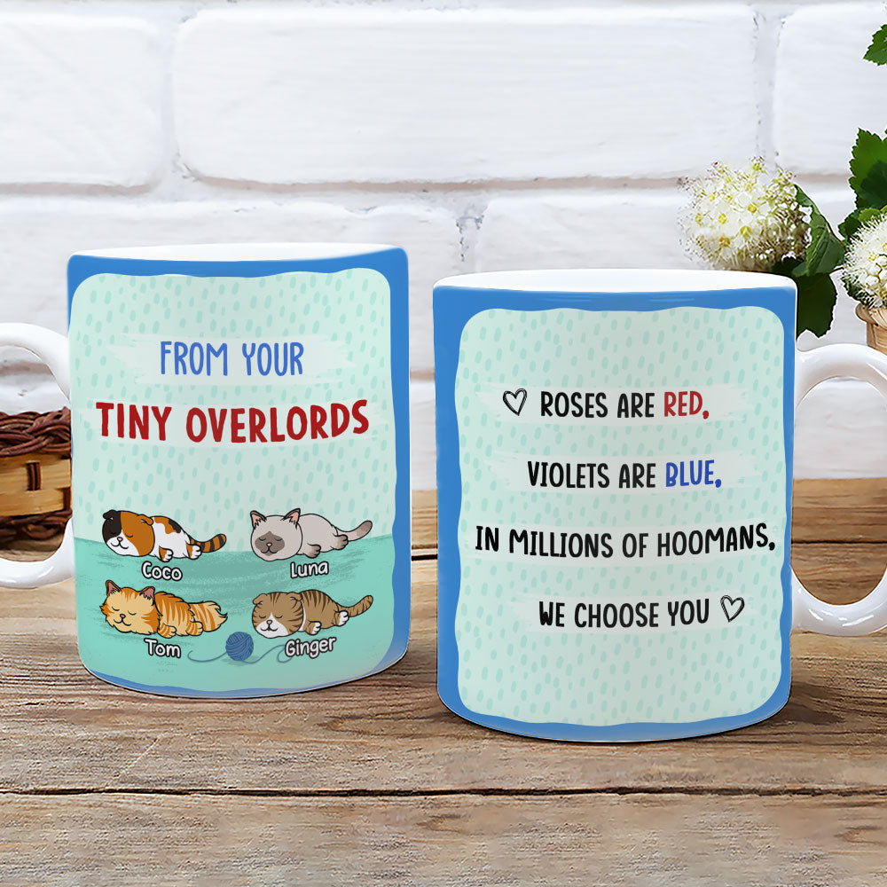 Custom Mother's day Birthday Gifts For Cat Mom, Cat Lovers • I Choose You - Personalized Coffee Mug