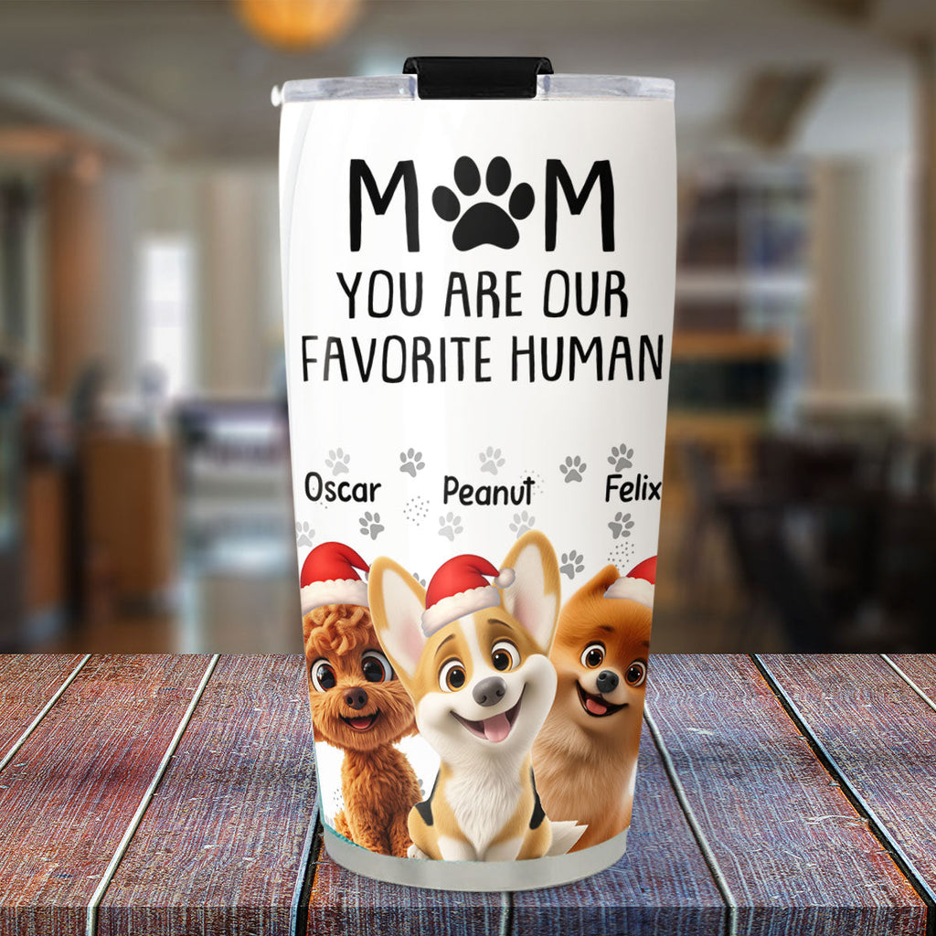 Custom Christmas Birthday Gifts For Dog Lovers • Christmas Is Better With My Dog - Personalized Tumbler