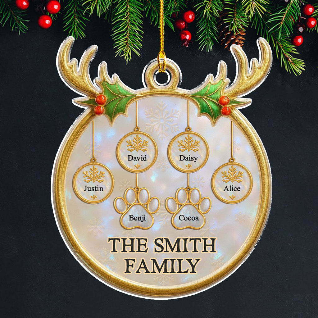 Family Keepsake - Personalized Acrylic Ornament