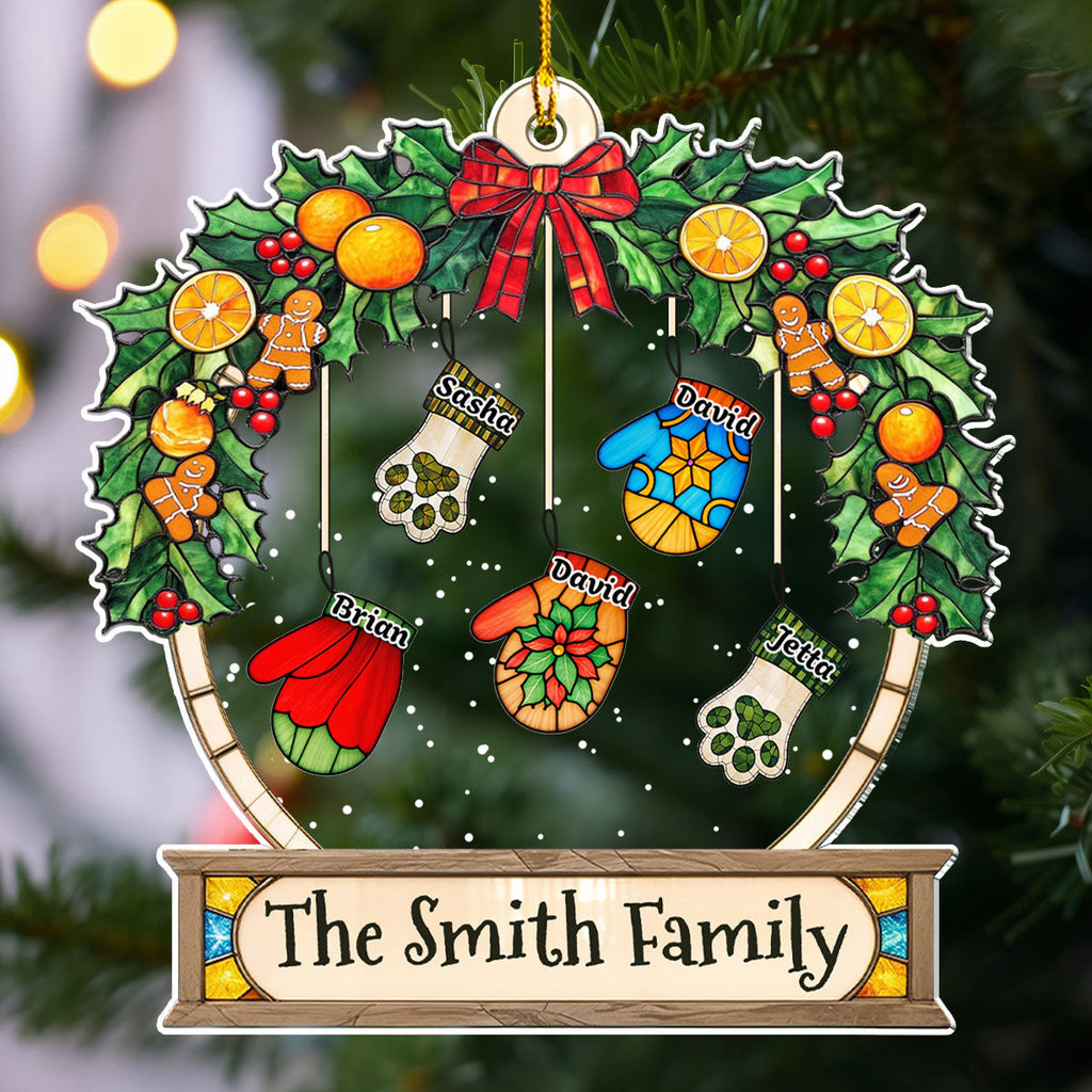 Lovely Gloves Hanging - Personalized Acrylic Ornament