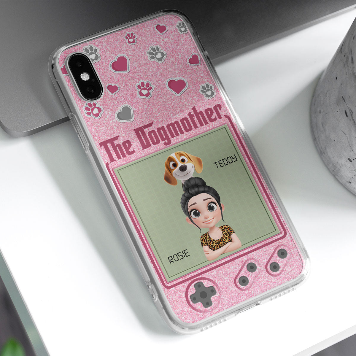 Gaming Dog Mom - Personalized Phone Case
