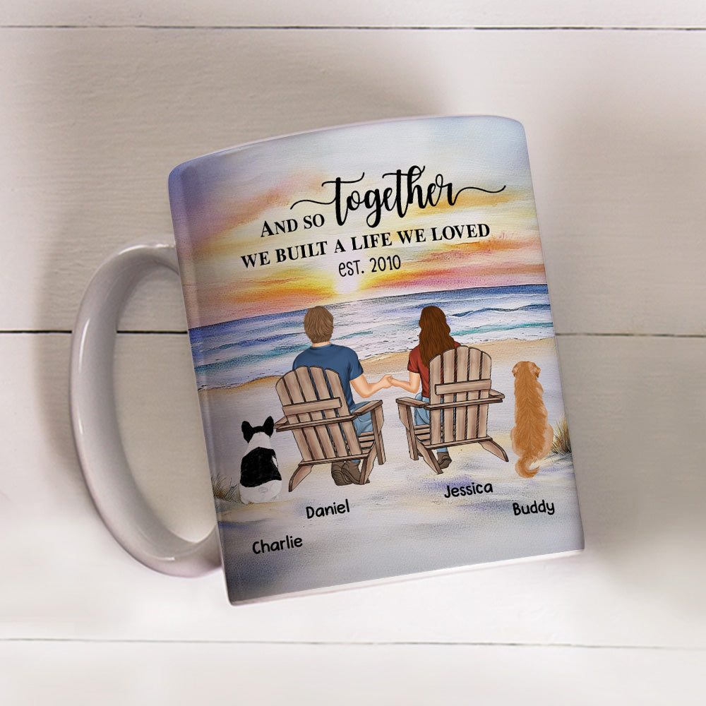 Custom Christmas Birthday Gifts For Dog Lovers • A Life We Want - Personalized Coffee Mug