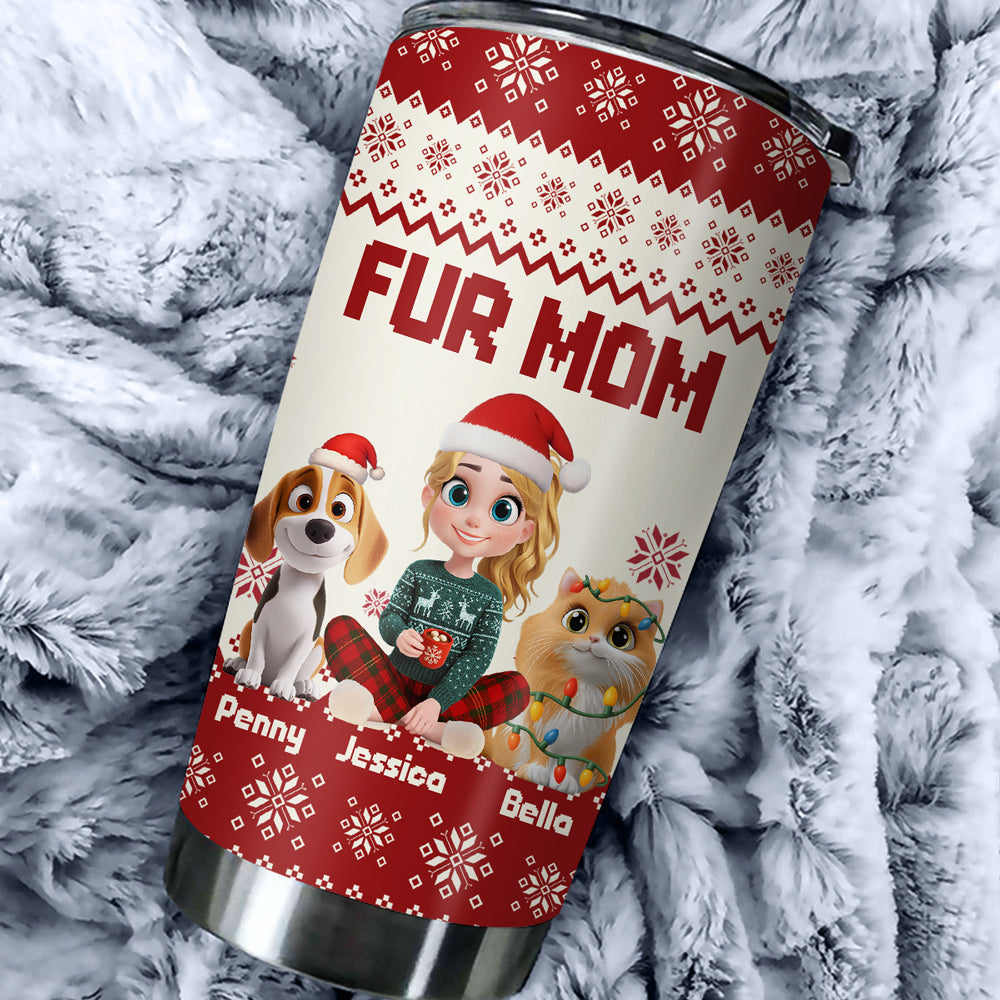 Custom Christmas Birthday Gifts For Pet Lovers • My Babies Are Ahead All - Personalized Tumbler