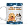 Custom Mother's day Birthday Gifts For Cat Mom, Cat Lovers • I Love You The Most Ver Pet - Personalized Coffee Mug