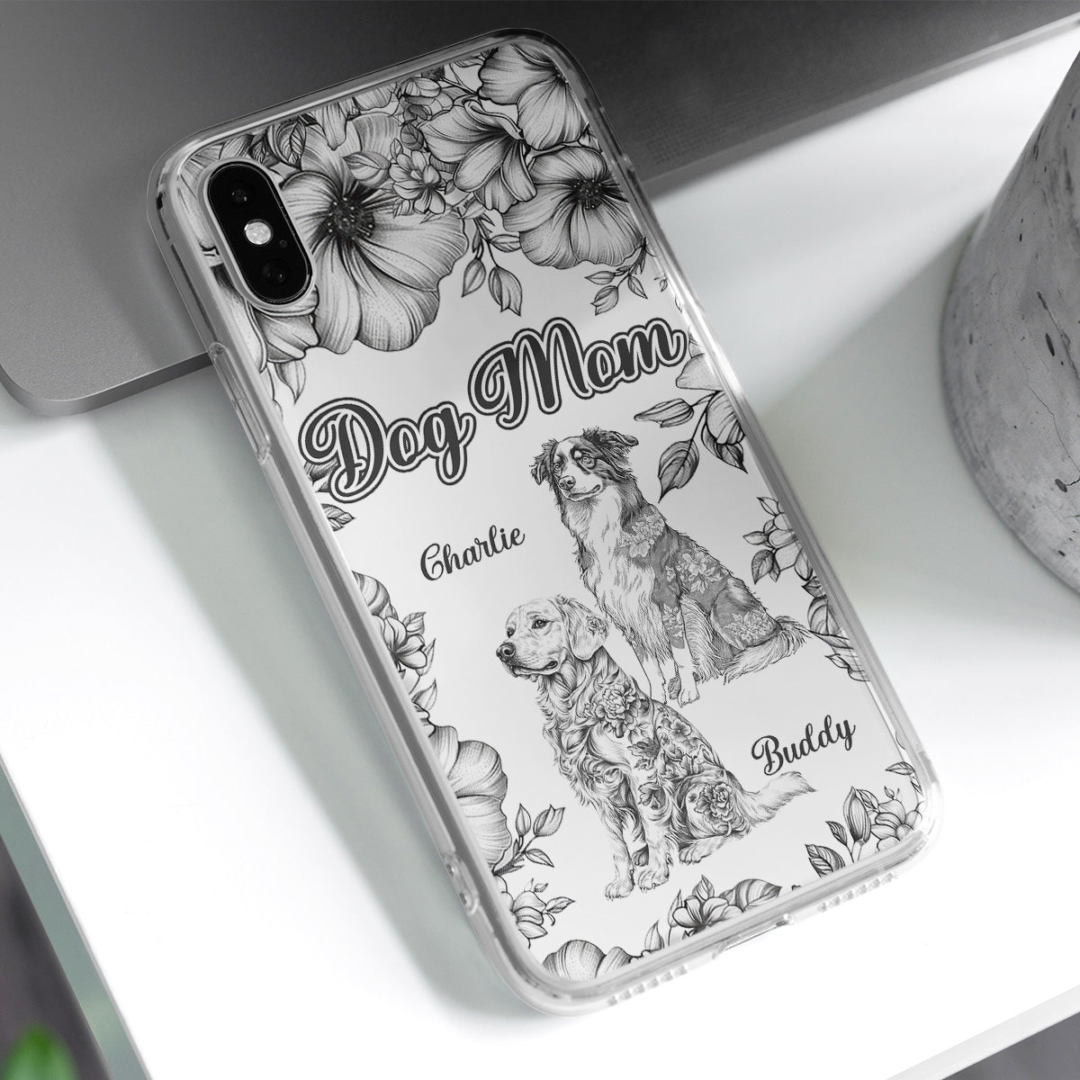 Best Dog Mom Ever - Personalized Phone Case