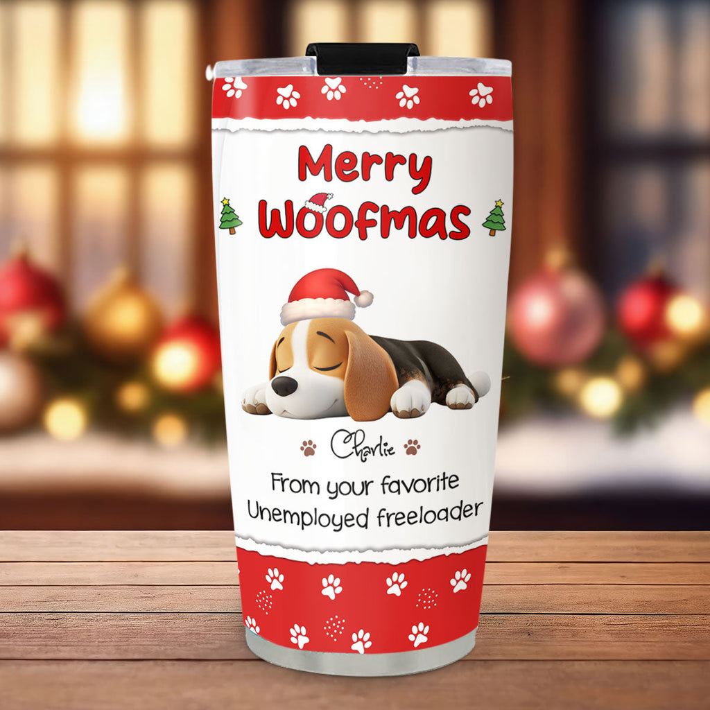 Custom Christmas Birthday Gifts For Dog Lovers • From You Favorite - Personalized Tumbler