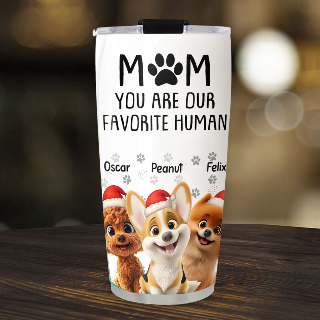 Custom Christmas Birthday Gifts For Dog Lovers • Christmas Is Better With My Dog - Personalized Tumbler