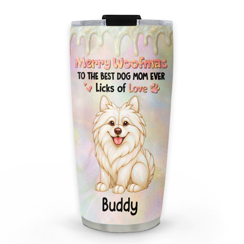 Custom Christmas Birthday Gifts For Dog Mom, Dog Lovers • Let Us Hang Out - Personalized 3D Effect Tumbler